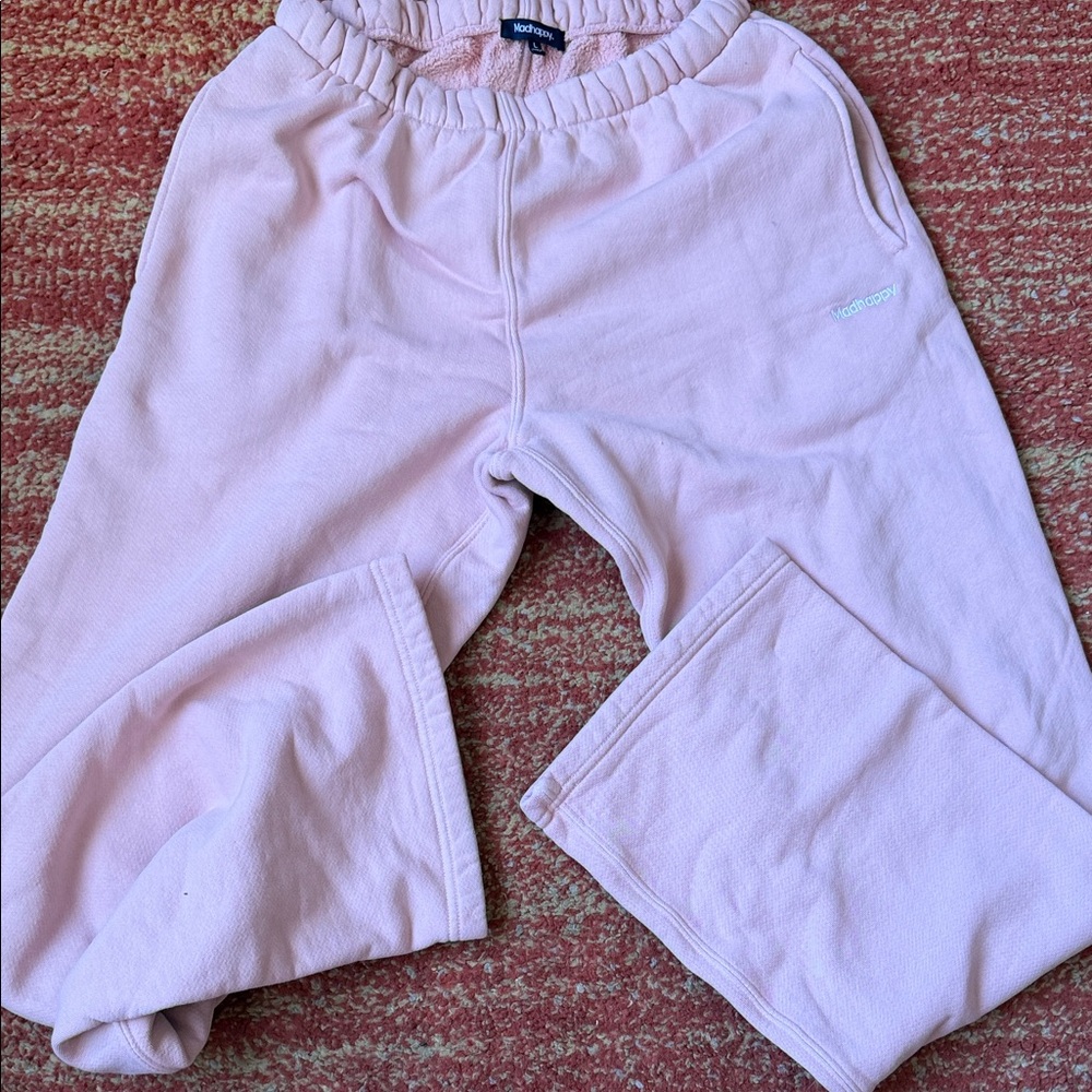 Madhappy Light Pink Fleece Joggers